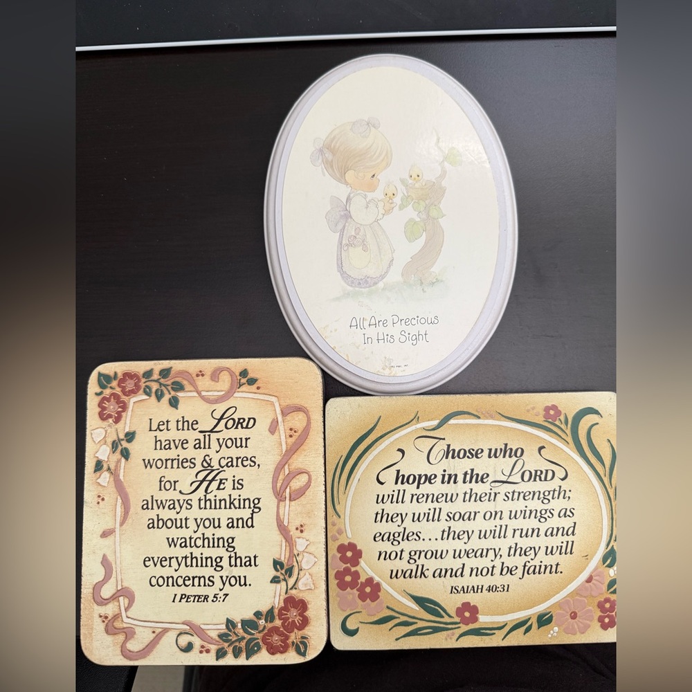 Precious Moments White Picture Frame Accent